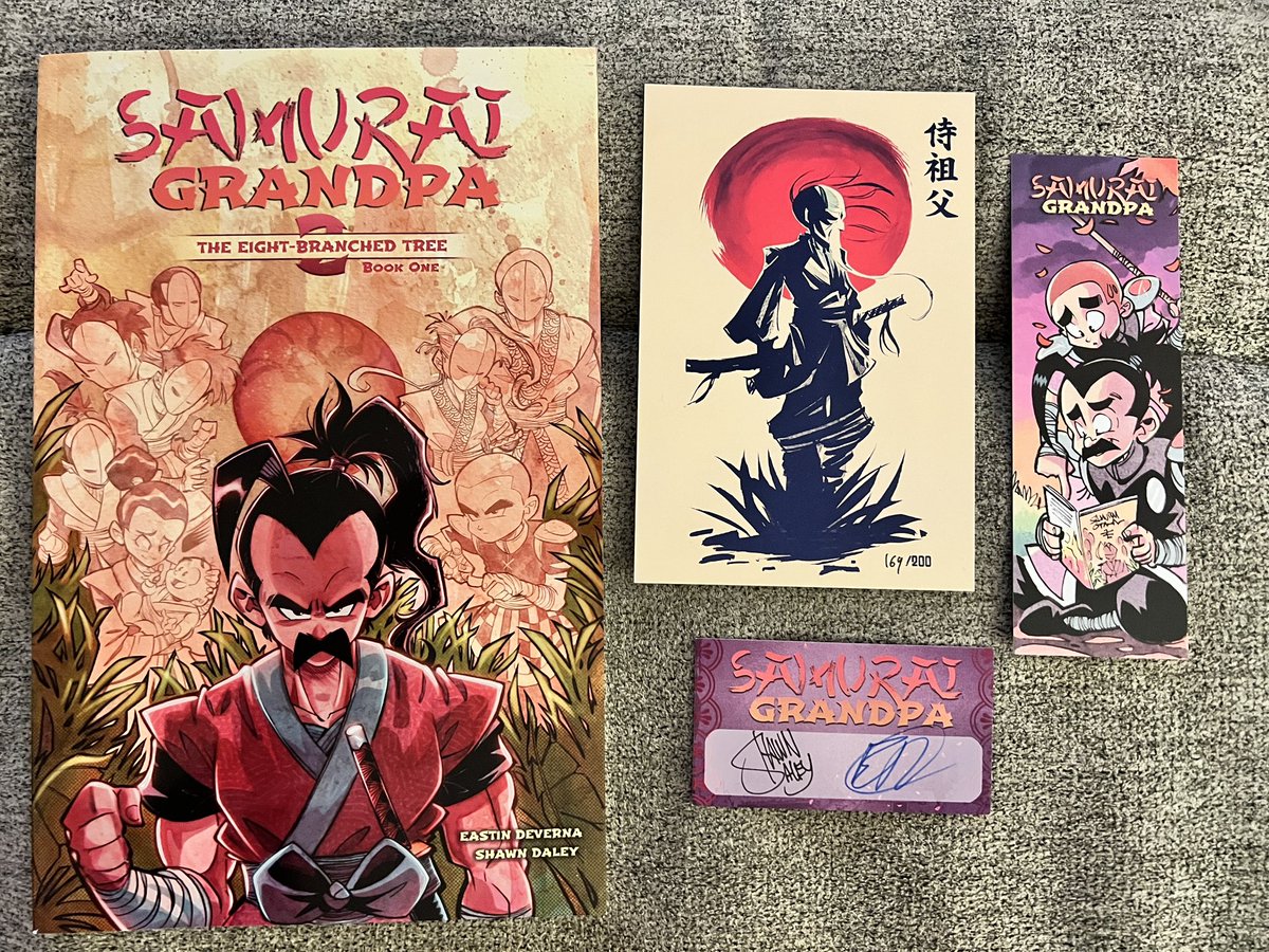 Charlie McElvy - ROOK is live on KICKSTARTER!! (@charliemcelvy) on Twitter photo Samurai Grandpa is here!!!!!!
This looks so fun. Thanks for fulfilling your <a href="/Kickstarter/">Kickstarter</a> rewards promises, <a href="/ShawnDaley/">Shawn Daley</a>!!!
#indiecomics #supportindiecomics Samurai Grandpa is here!!!!!!
This looks so fun. Thanks for fulfilling your <a href="/Kickstarter/">Kickstarter</a> rewards promises, <a href="/ShawnDaley/">Shawn Daley</a>!!!
#indiecomics #supportindiecomics