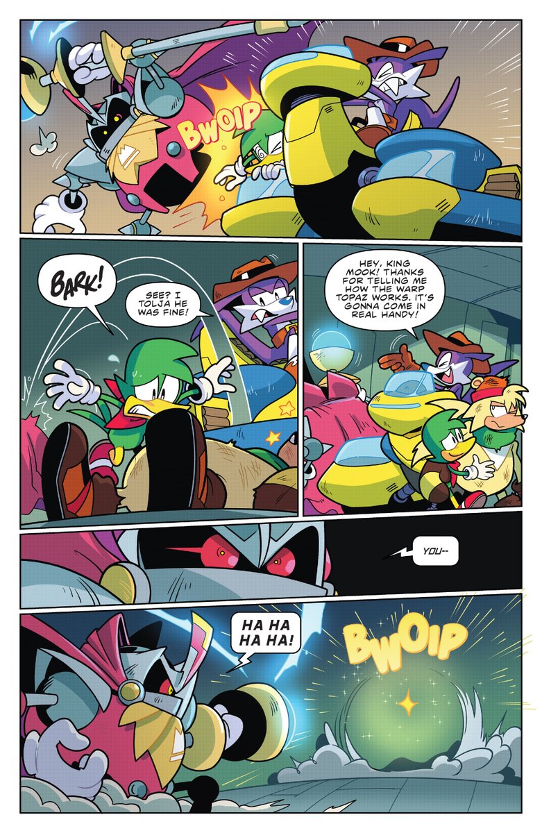 From Sonic the Hedgehog: Fang the Hunter issue 4