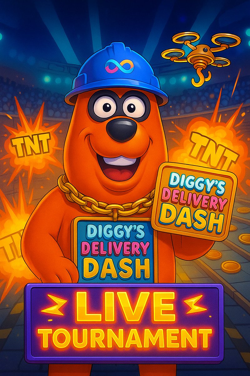 😱 The tournament is now LIVE! 

Stake your $DIGGY, dash through the belts, dodge TNT &amp; enemies, collect coins, and rack up unlimited points. 

The leaderboard is open and YOU can take the top prize👇👇
…7kz-xaaaa-aaaal-ar7ea-cai.raw.icp0.io

$ICP #ICP