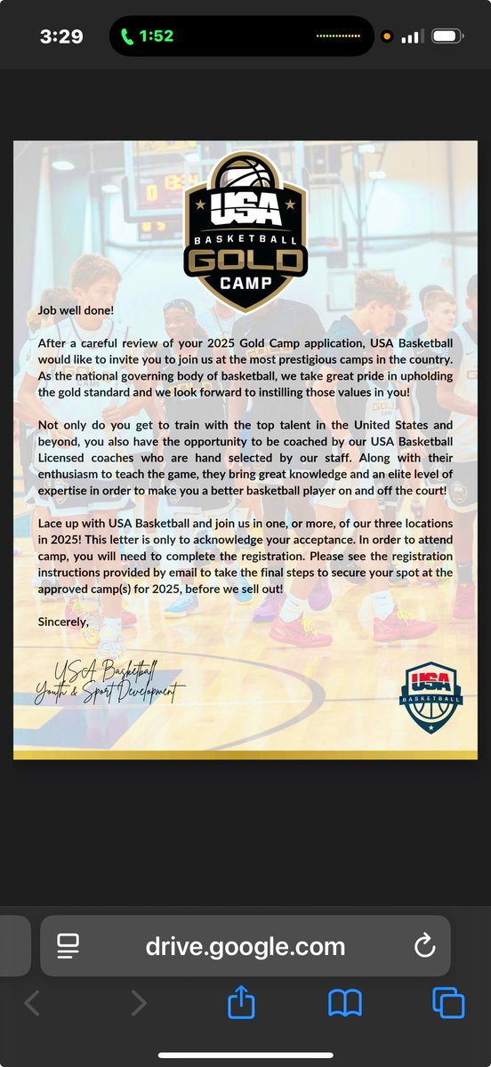 Thank you <a href="/usabasketball/">USA Basketball</a> for the invite!