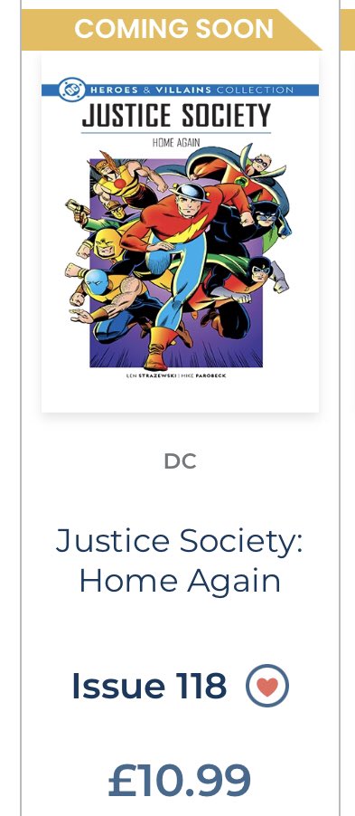 jsapresents's tweet image. 30 years and it’s never been collected… until after we started the JSA IN THE 90s PODCAST!!
You’re welcome everyone! It’s a UK collection, but we’ll take the win! Thank you @DCOfficial and Hachette Partworks!
hachettepartworks.com/en-en/dc-heroe…
