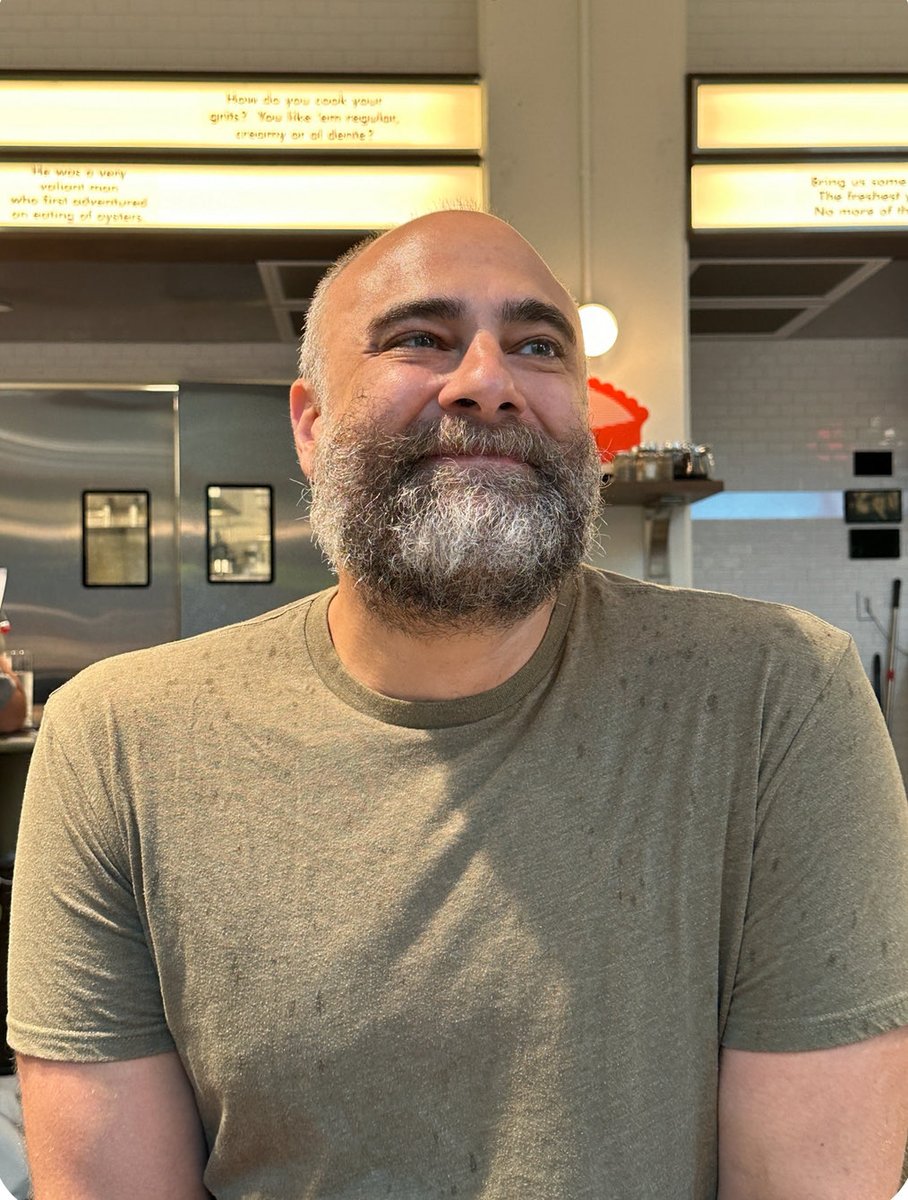 Wanted to share something positive on X for a change! Here’s an inspirational photo of me thinking about how much WINNING we’re about to do in Iran! #ImwithherImeanTrump!  #MAGAmorelikeKRAVMAGA