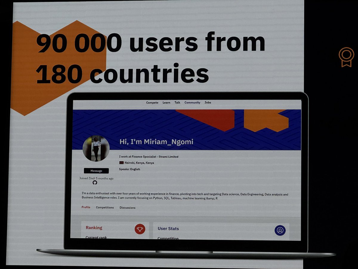 So excited to see some of the Kenyan folks working on Data &amp; AI at <a href="/ZindiAfrica/">Zindi</a>  from the CEO <a href="/Celina_L/">Celina</a> !! What a moment!! Tag this champs for me if yk them🥳

Rooting for each one of them!! So nostalgic 
#TechTwitter #Zindi #AI
