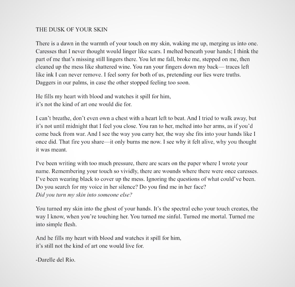 Darelle del Río (@darelledelrio) on Twitter photo 