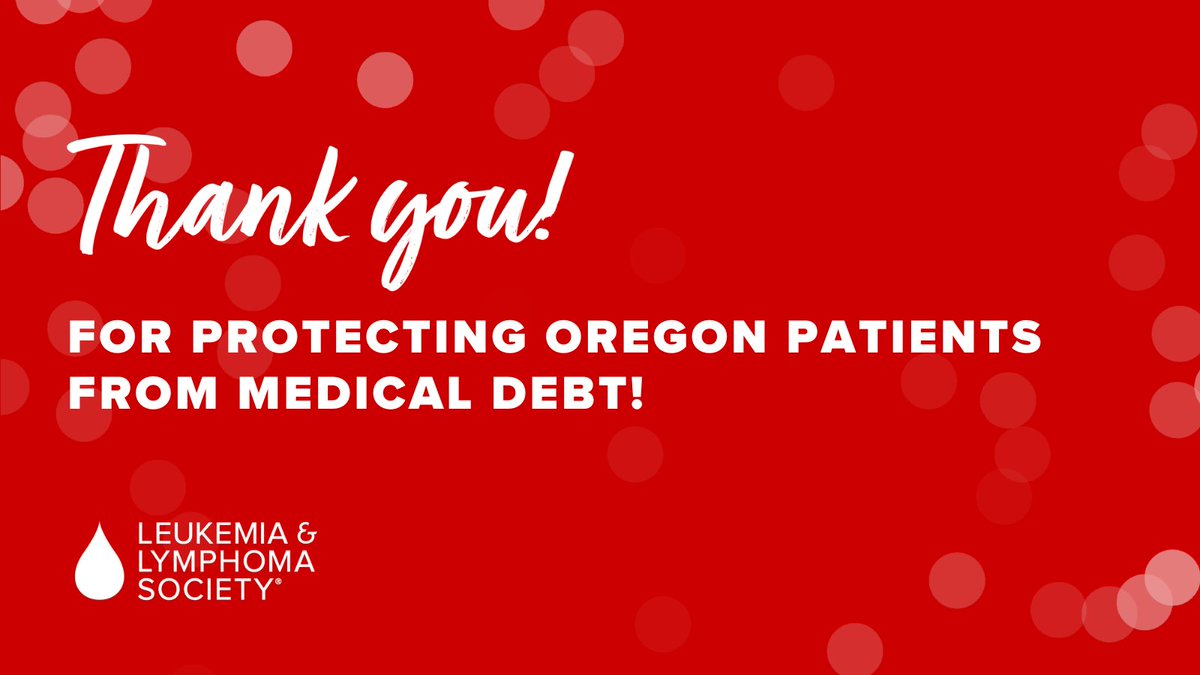 Thank you, <a href="/GovTinaKotek/">Governor Tina Kotek</a>, for protecting Oregon patients from the most extreme debt collection practices! This new law #SB605 will allow patients to keep their homes and have reasonable interest rates so they can focus on what matters most: their health ❤