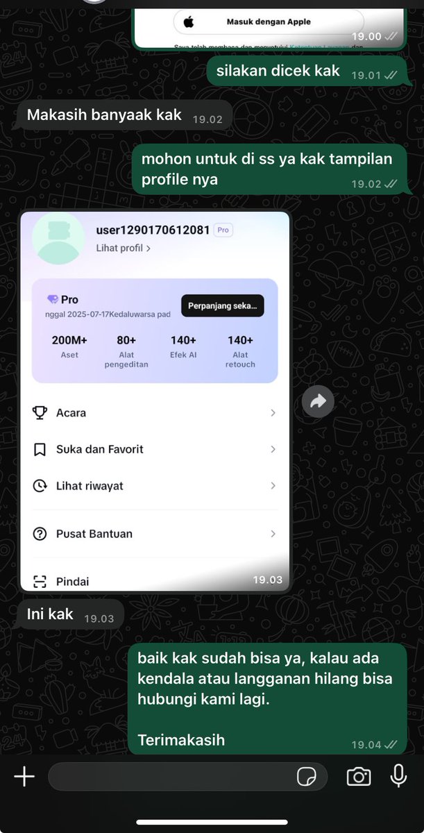 bygrumpyy's tweet photo. @bukumerona bisa akun dulu kak

🔰CapCut Pro
⏳30 Hari ( Private Garansi )

💰30.000 
—————————————-

Testimoni :
https://t.co/vresT7Xev4 https://t.co/IhcfGVQNNx
