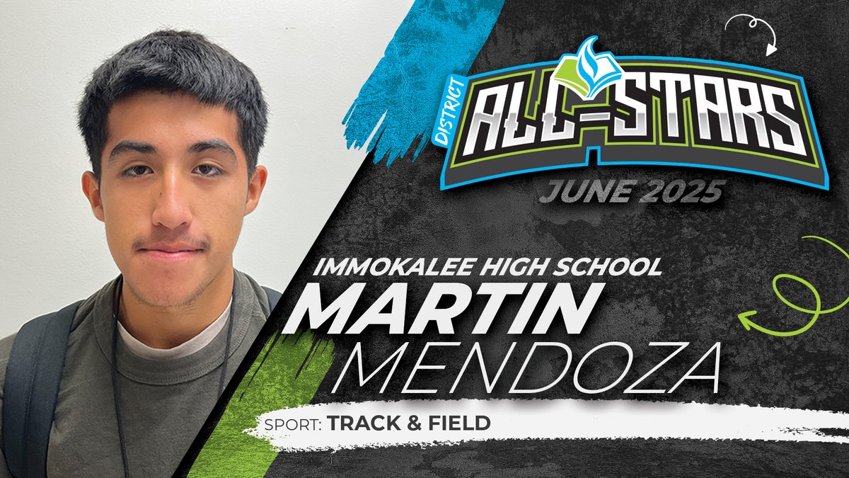 Collier County Public Schools (@collierschools) on Twitter photo Martin Mendoza, a rising junior <a href="/Indians_IHS/">Immokalee HS Indians</a>, had an outstanding season as a distance runner in the 1600m & 3200m events. He placed 2nd in both races at the District meet. At Regionals, he continued to shine, finishing 3rd in the 1600m with a time of 4:21.14 & 4th in the 3200m at Martin Mendoza, a rising junior <a href="/Indians_IHS/">Immokalee HS Indians</a>, had an outstanding season as a distance runner in the 1600m & 3200m events. He placed 2nd in both races at the District meet. At Regionals, he continued to shine, finishing 3rd in the 1600m with a time of 4:21.14 & 4th in the 3200m at