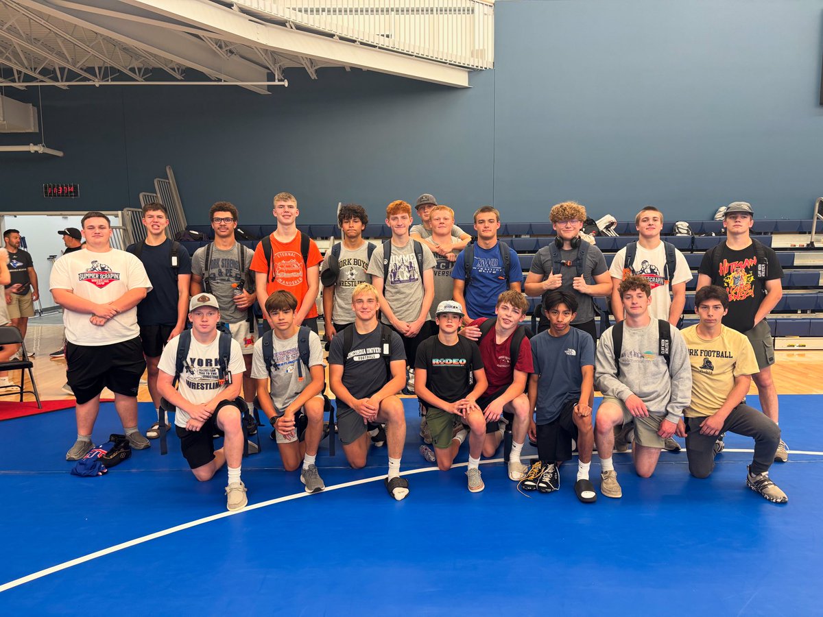 Finished up at UNK Blue &amp; Gold camp today. I’m proud of this group for how they competed. Each one got a lot of mat time and chased the tough competition. Finished 8-1 in Duals &amp; 3rd place. 
Always fun to be at summer camp &amp; watch the team work to make strides and bond as one.