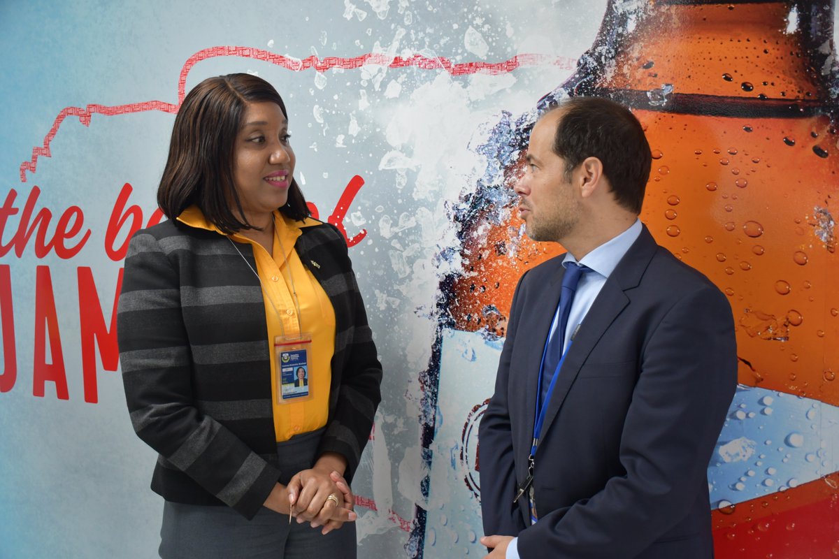 Jamaica Customs Agency (@jamaicacustoms) on Twitter photo As part of its Customs Business Interaction (CBI) Initiative, Jamaica Customs visited <a href="/RedStripe/">Red Stripe</a> to engage in key talks on trade facilitation, compliance & supply chain efficiency.
Led by CEO Dr. Velma Ricketts Walker, the visit underscored the power of partnership. As part of its Customs Business Interaction (CBI) Initiative, Jamaica Customs visited <a href="/RedStripe/">Red Stripe</a> to engage in key talks on trade facilitation, compliance & supply chain efficiency.
Led by CEO Dr. Velma Ricketts Walker, the visit underscored the power of partnership.