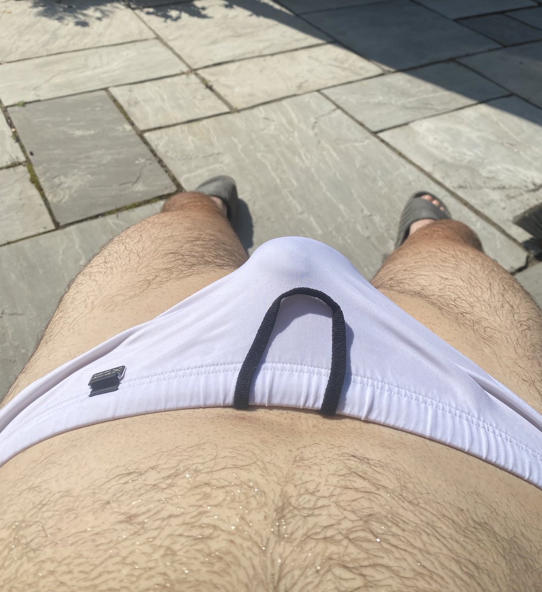kinkmidsuk's tweet photo. Nice chill in the speedos this afternoon . https://t.co/UlIKEY9TsB