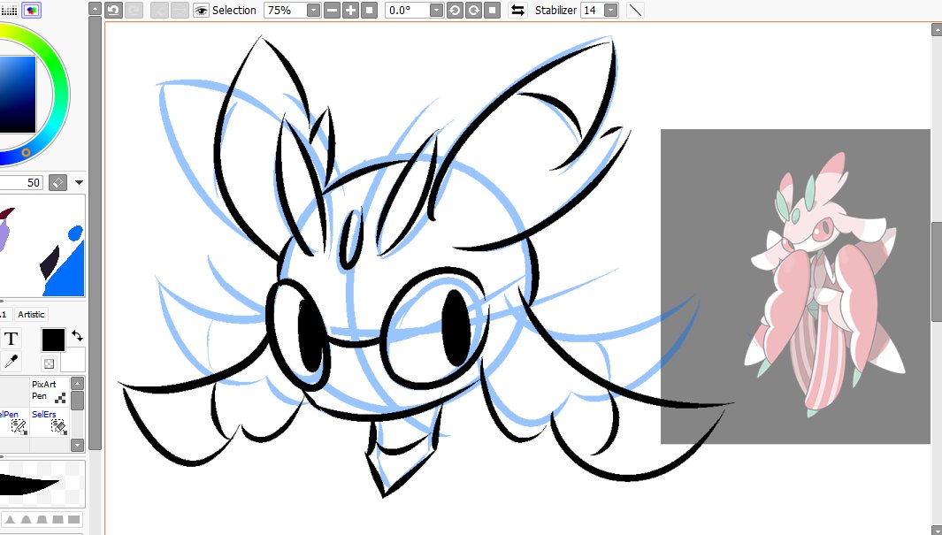 Scanl1ne_l0sser's tweet image. Lurantis is very easy to draw, really
Or maybe because I know how to draw bugs, wahaha