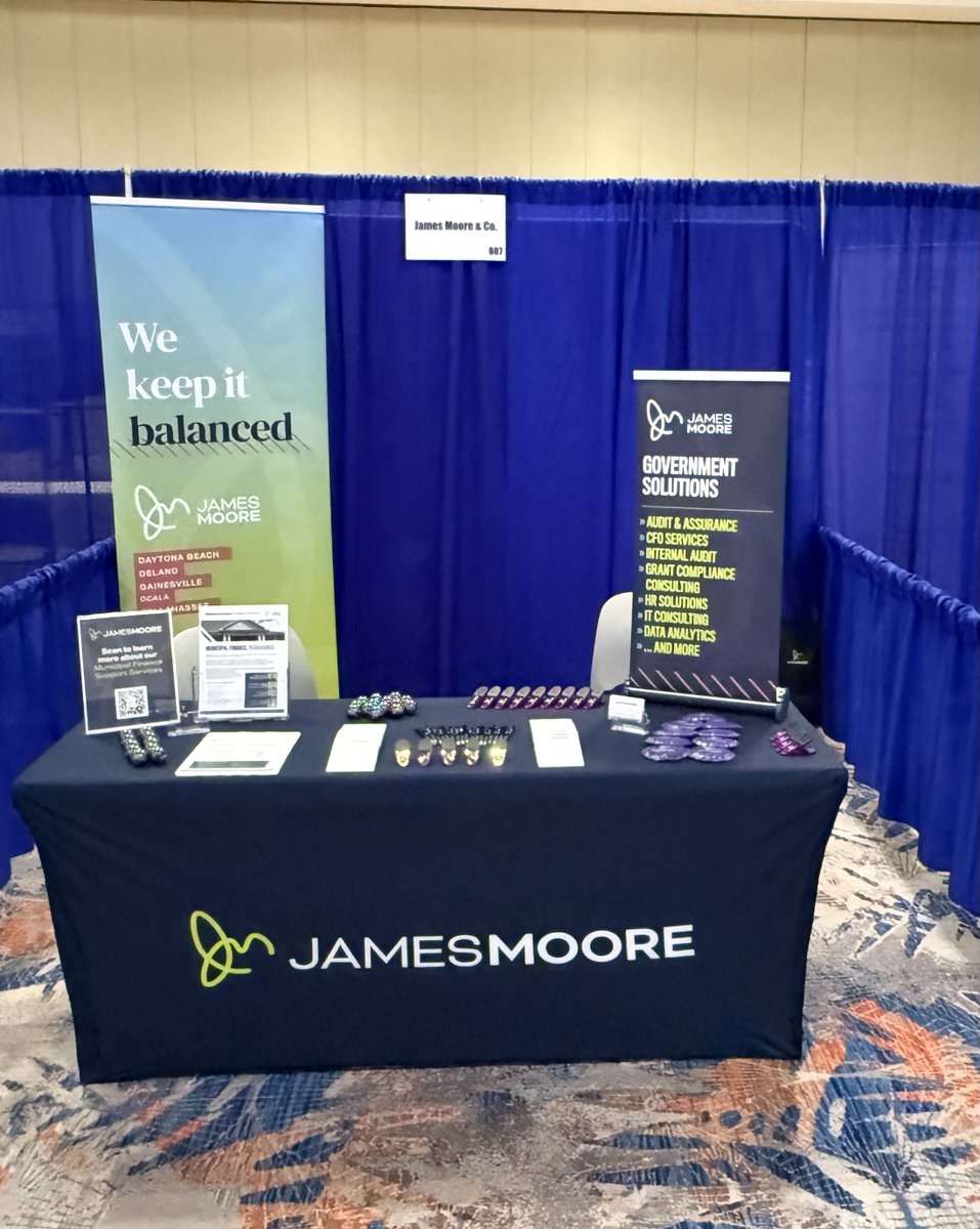 We had a great time at the FGFOA Annual Conference in Orlando! Our Government Services team loved connecting with public sector pros and sharing how we help local governments thrive. Thanks to all who stopped by our booth to say hi! <a href="/floridaGFOA/">FGFOA</a> #FGFOA2025 #GovFinance #JamesMoore