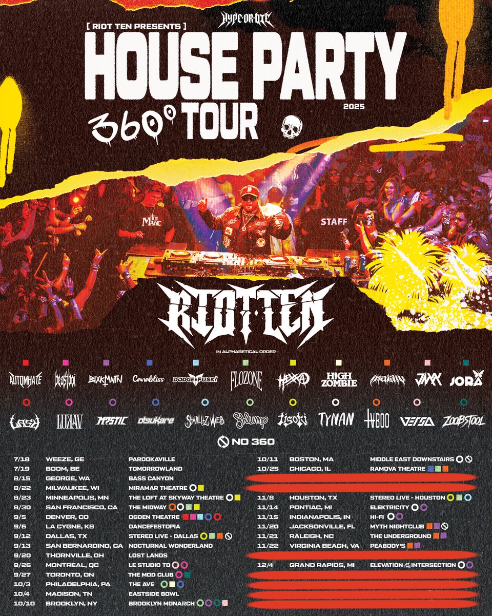 joining my bro <a href="/RiotTenMusic/">RIOT TEN</a> on tour this fall. turnin’ these venues into house parties… bout to get rowdy bishhhhhhh🗣️💥💥

presale tmmr 10am local 

don’t miss this