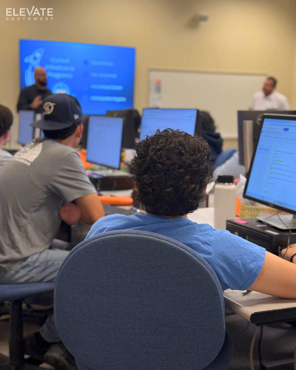 ElevateSW's tweet image. Our team had a great time presenting at the Intro to Cyber Bootcamp in Yuma! 💻

Proud to help bring hands-on cybersecurity and tech learning opportunities to local students. Big thanks to all who made it happen! 🔐

#ElevateSouthwest #CyberBootcamp #TechCareers #AZCyber