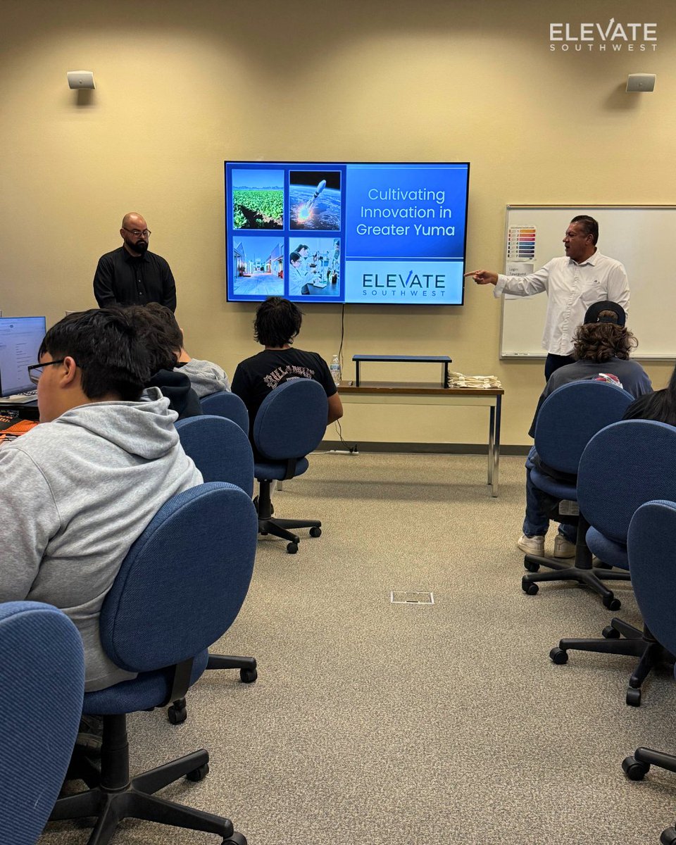 ElevateSW's tweet image. Our team had a great time presenting at the Intro to Cyber Bootcamp in Yuma! 💻

Proud to help bring hands-on cybersecurity and tech learning opportunities to local students. Big thanks to all who made it happen! 🔐

#ElevateSouthwest #CyberBootcamp #TechCareers #AZCyber