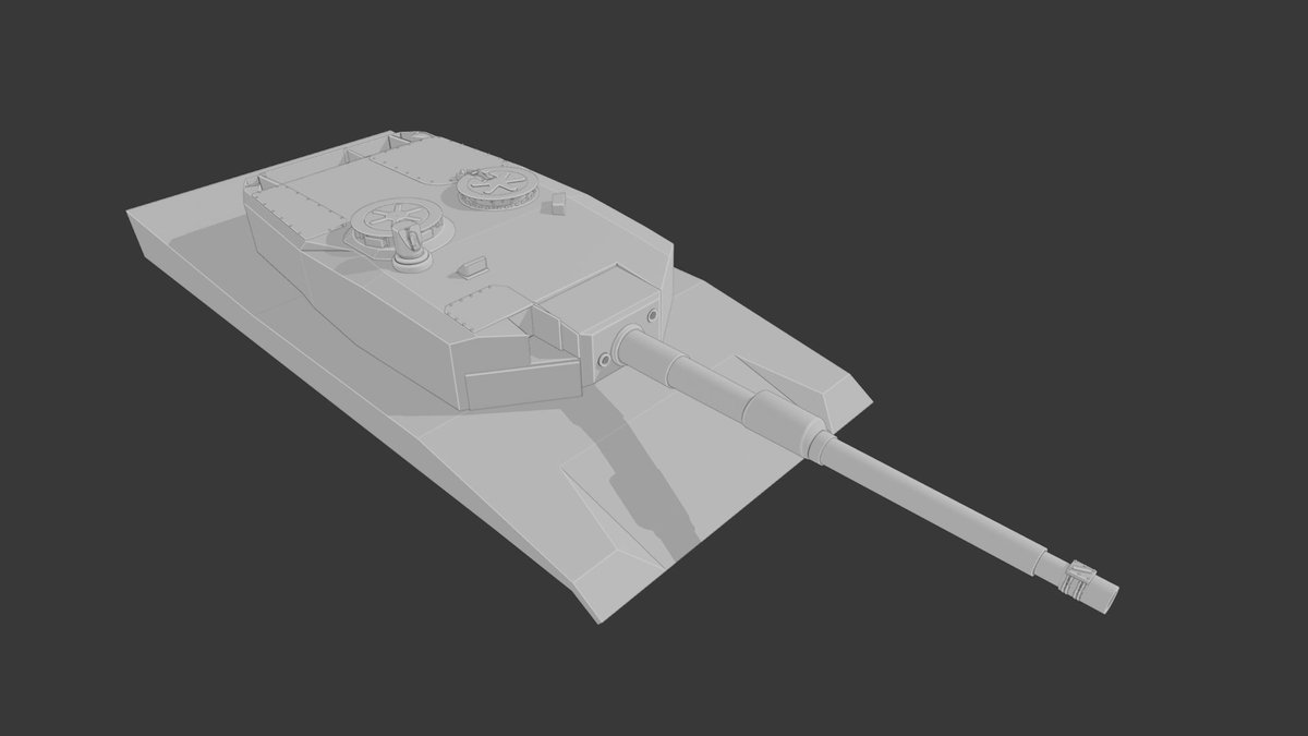 designmorphst's tweet photo. The project is progressing quite chaotically for now, and I can't find things like the optical details of the turret online. I'm using all Leopard tanks as reference.
#blender https://t.co/gZoJGHbutD