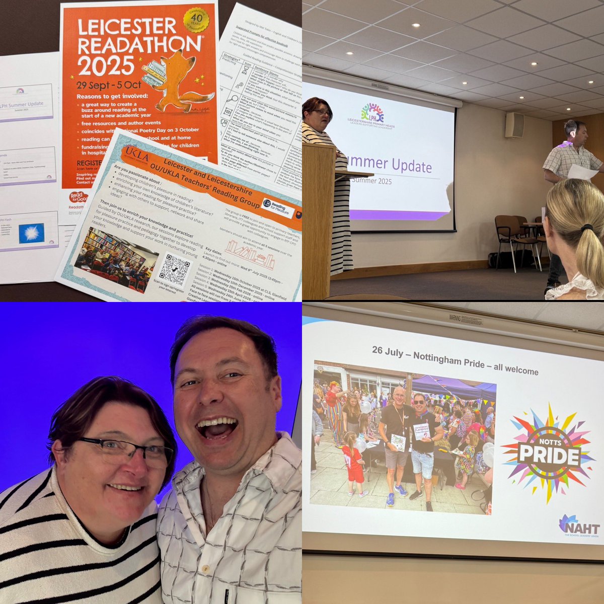 Totally awesome facilitating again for the <a href="/PrimaryHeads/">LPH</a> Summer Update this afternoon (including speakers from the <a href="/NAHTnews/">NAHT</a> who promoted the upcoming @nottspride )
#facilitation #leadership #prideinleadership #teachers #headteachers #headsupdate #educationupdates #Pride2025