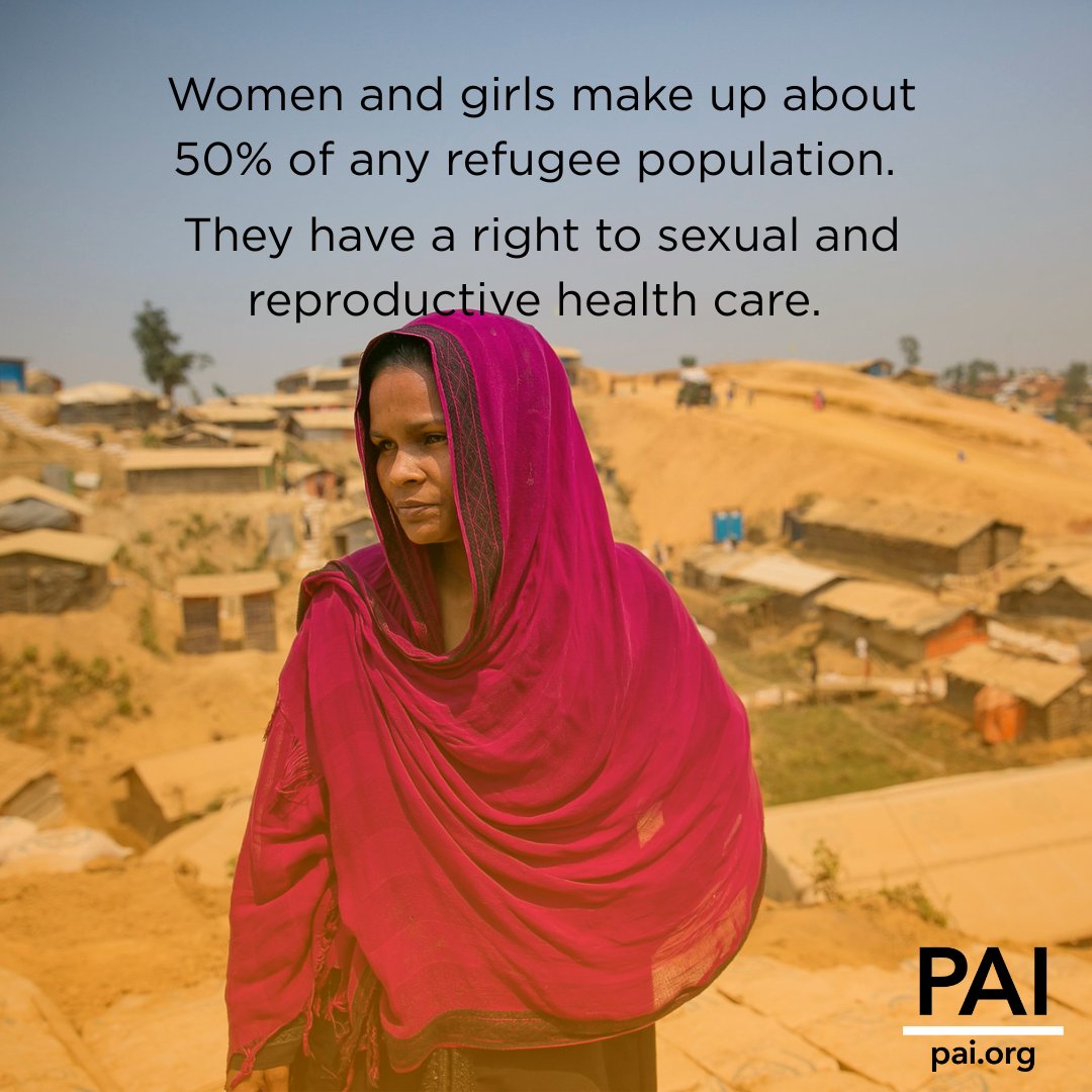 In humanitarian and conflict settings, sexual &amp; reproductive health services are hard to access. The decision to deny funding to UNFPA will add to risks women and girls face of unintended pregnancy, gender-based violence, and other negative health outcomes. 

#WorldRefugeeDay