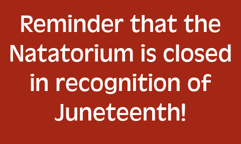 HPB Natatorium (@hpbnatatorium) on Twitter photo FWCS is closed tomorrow, June 19th for Juneteenth.  Thursday classes will resume on June 26th.  Happy Freedom day! FWCS is closed tomorrow, June 19th for Juneteenth.  Thursday classes will resume on June 26th.  Happy Freedom day!