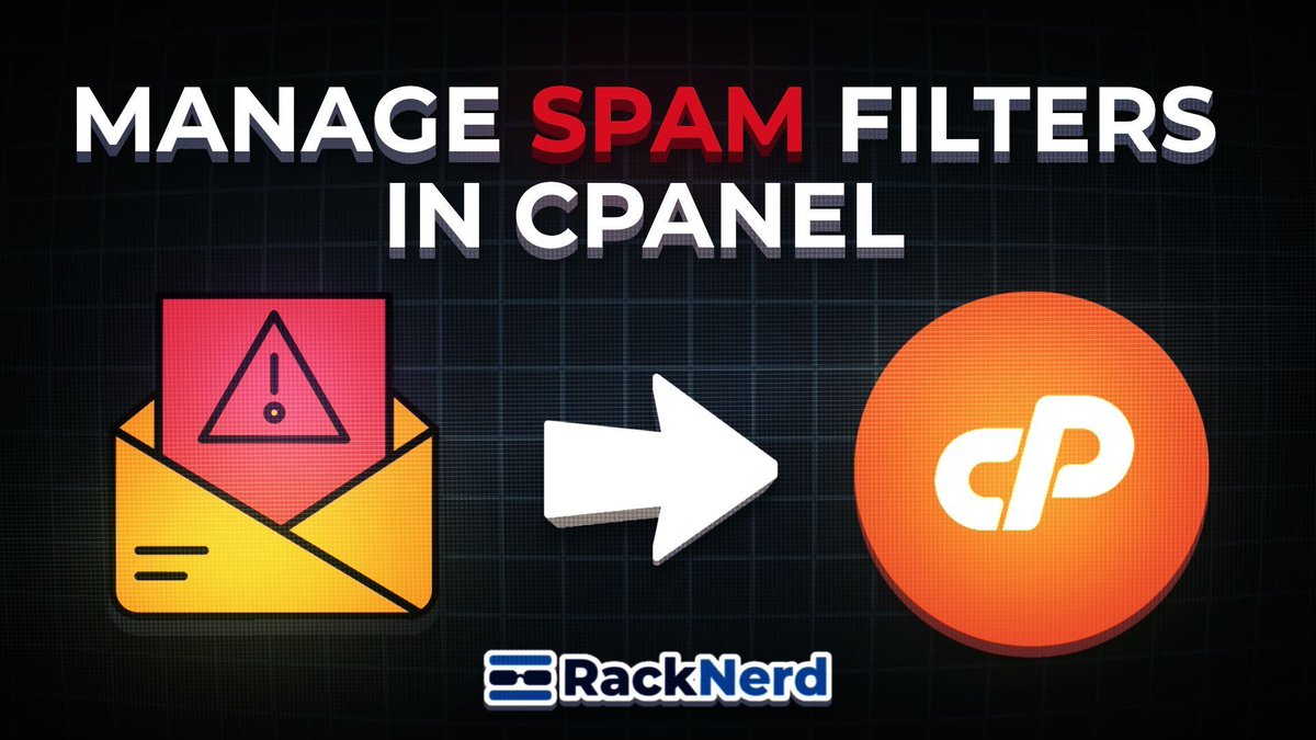 racknerd's tweet image. 🎥 New Episode on RackNerdTV! 📧⚠️ How to Manage Spam Filters In cPanel
💻🌐 -- 📺▶ WATCH HERE: youtu.be/cbVrjMtzsac
🛒CPANEL HOSTING racknerd.com/shared-hosting
#cPanel #SpamFilters #EmailSecurity #SpamAssassin #WebHosting #EmailManagement #HostingTips #cPanelEmail #StopSpam