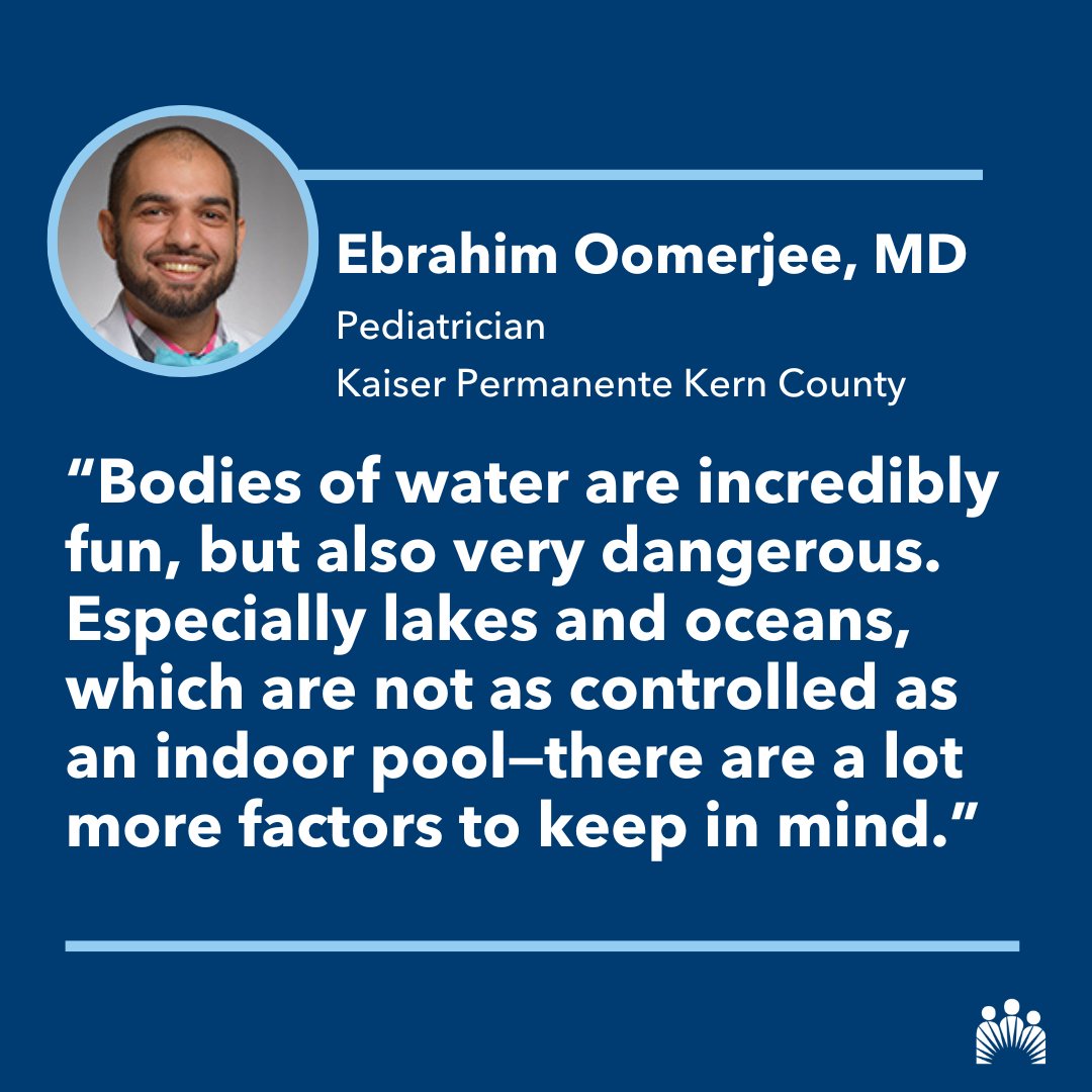 A recent tragedy at Lake Isabella is a sobering reminder of how quickly water-related accidents can happen. Dr. Ebrahim Oomerjee is urging families to take water safety seriously this summer. Read the full article + learn how to keep loved ones safe here k-p.li/4kIPgmJ.