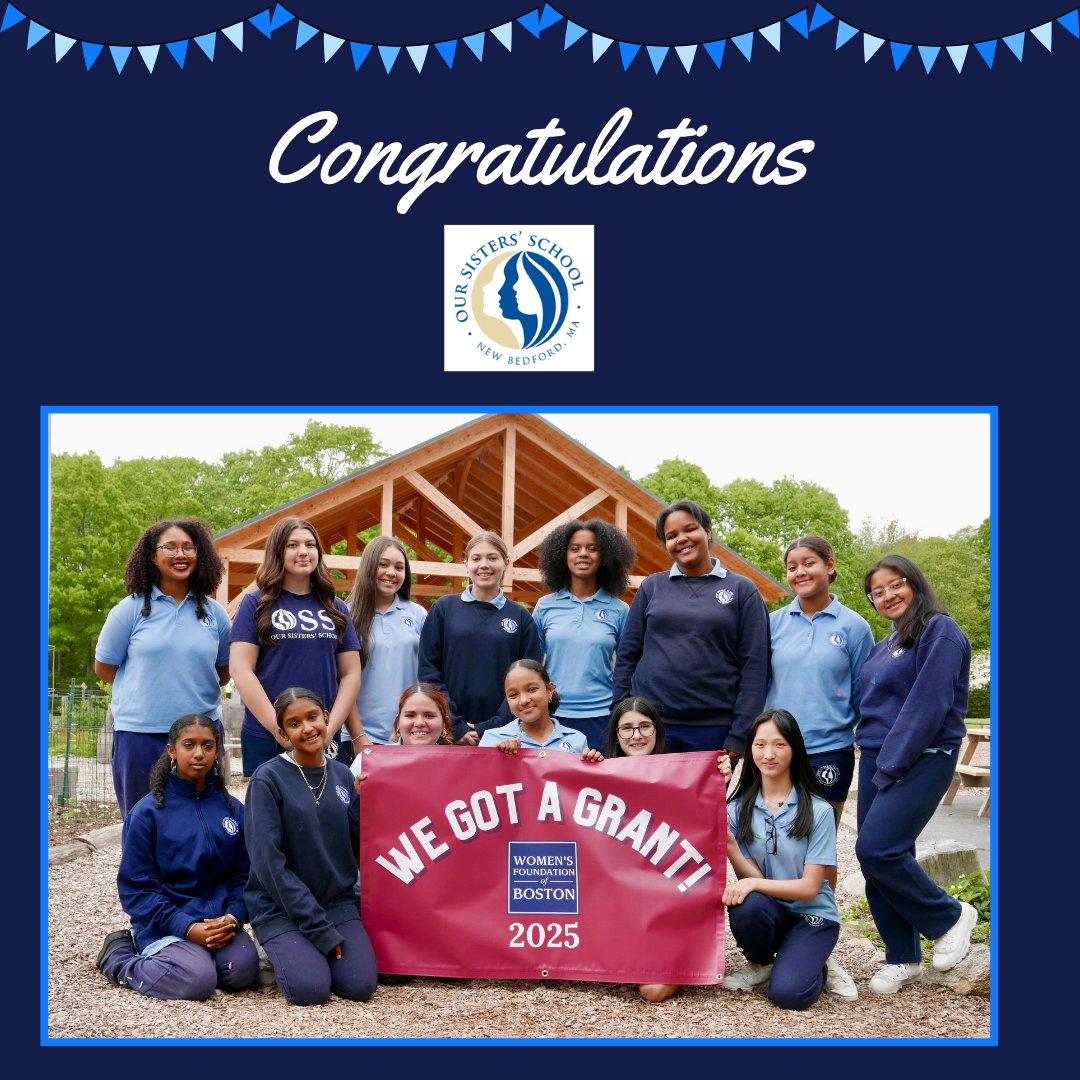 🎉Congratulations to Our Sisters’ School! We’re thrilled to award them a 3-year grant to fund their newly created director of curriculum and instruction position – strengthening educational outcomes for OSS students.  💫🎓

#wfboston #girlseducation #massachusettsnonprofit