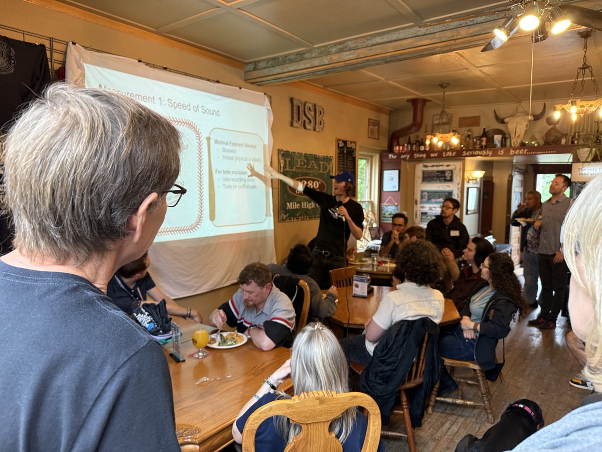 Join us tomorrow from 5–7 p.m. at Dakota Shivers Brewery for Pub Talks &amp; Trivia! Last week’s full house enjoyed @fermilab’s “Physics Experiments You Can Do When You’re Bored at a Baseball Game.” Don’t miss what’s on tap this week—science, trivia &amp; brews!