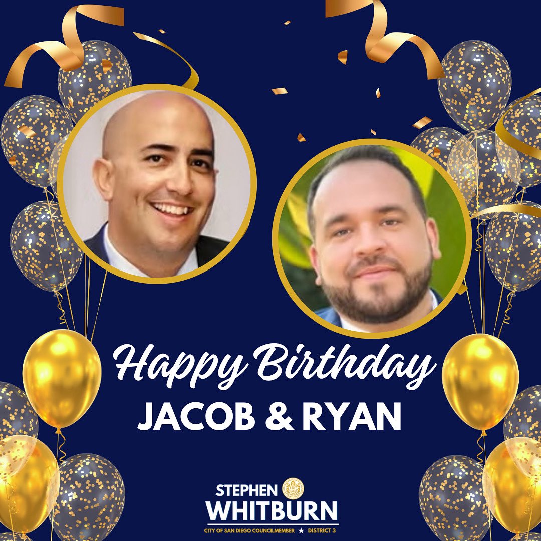 CMWhitburnD3's tweet image. Happy Birthday to my Chief of Staff Jacob O’Neill and Deputy Chief of Staff Ryan Darsey.
Thank you for everything you do to serve the constituents of District 3, we appreciate you!