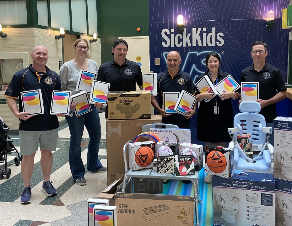 MFFA Benevolent Fund (@mffa_benevolent) on Twitter photo Today we delivered all the H4K gifts to the kids at <a href="/SickKidsNews/">The Hospital for Sick Children (SickKids)</a>! 🎁
Huge thanks to everyone who donated, sponsored, volunteered, or bought tickets. You made it happen.
Special shoutout to Mississauga Fire & Brampton Fire for the continued support!
Info: 1212benevolentfund.org Today we delivered all the H4K gifts to the kids at <a href="/SickKidsNews/">The Hospital for Sick Children (SickKids)</a>! 🎁
Huge thanks to everyone who donated, sponsored, volunteered, or bought tickets. You made it happen.
Special shoutout to Mississauga Fire & Brampton Fire for the continued support!
Info: 1212benevolentfund.org