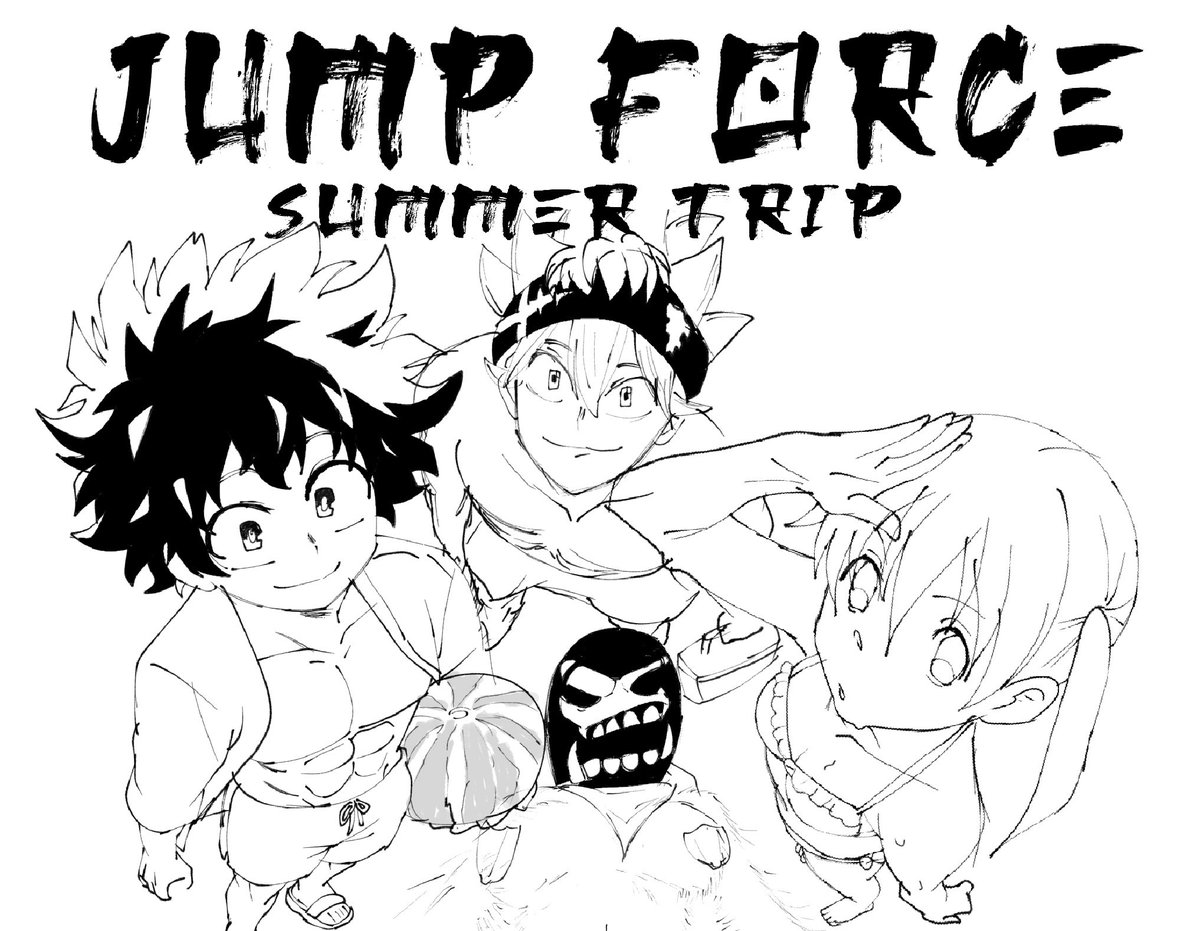 Jump Force Summer trip

#Mha #blackclover #souleater #rangerreject