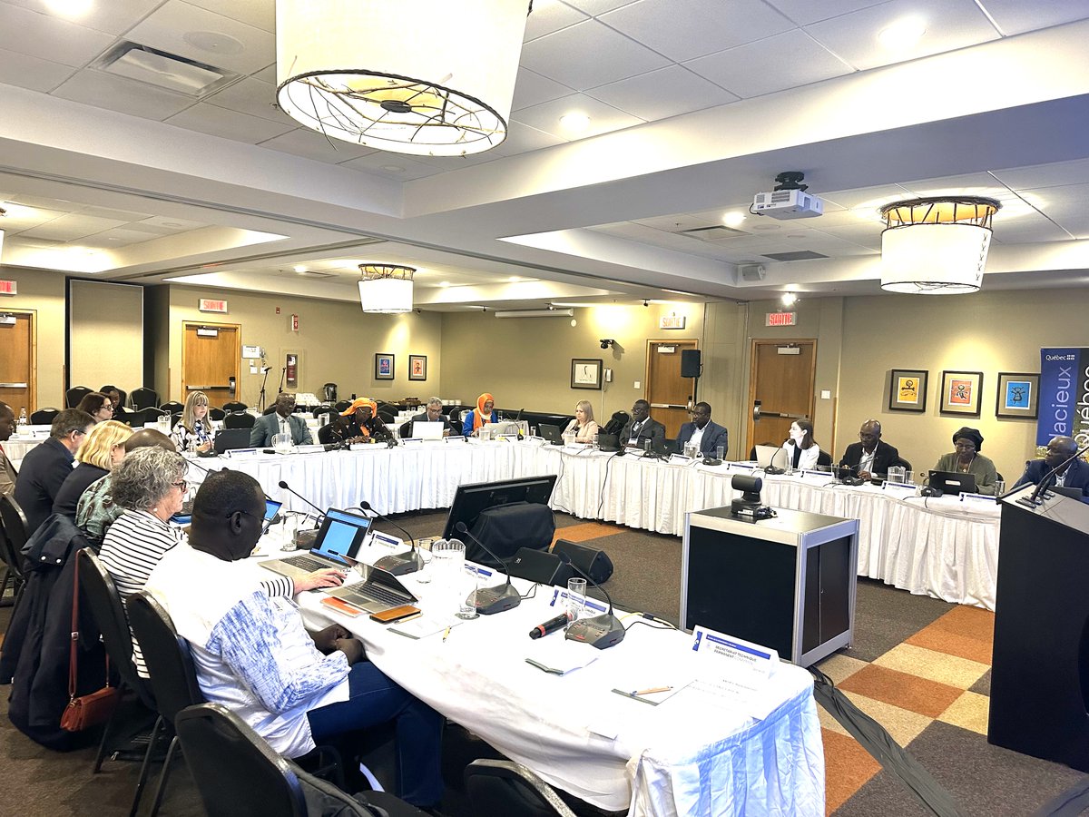 📍 Québec, 18 juin 2025

 ✨ Tenue de la réunion de la Commission administrative et financière (CAF) en prélude à la réunion des ministres membres du Bureau de la CONFEMEN qui se tient les 19 et 20 juin.