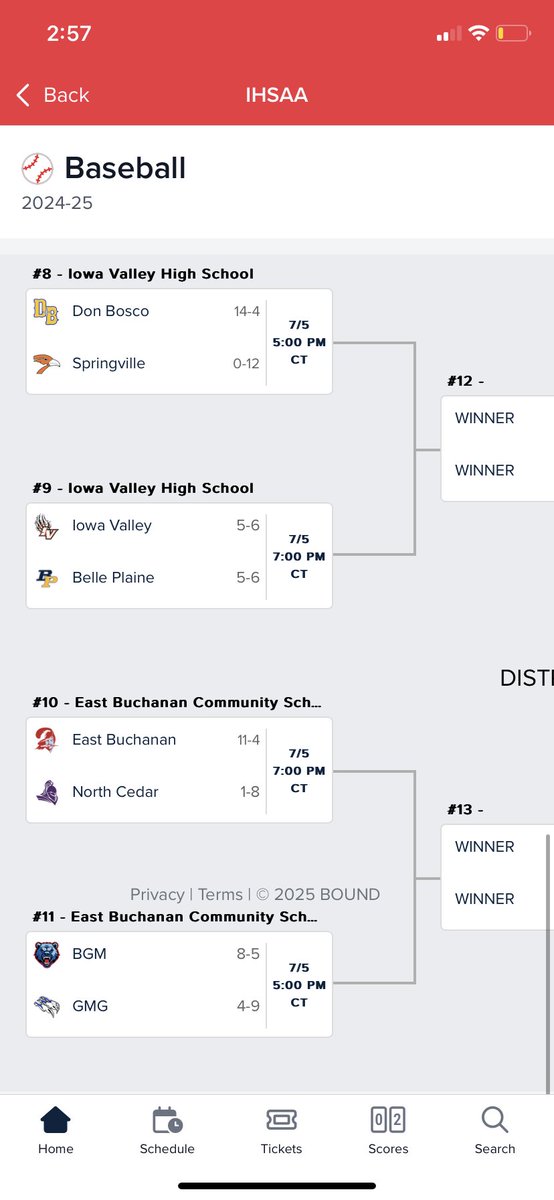 East Buchanan Buccaneers Baseball tweet media