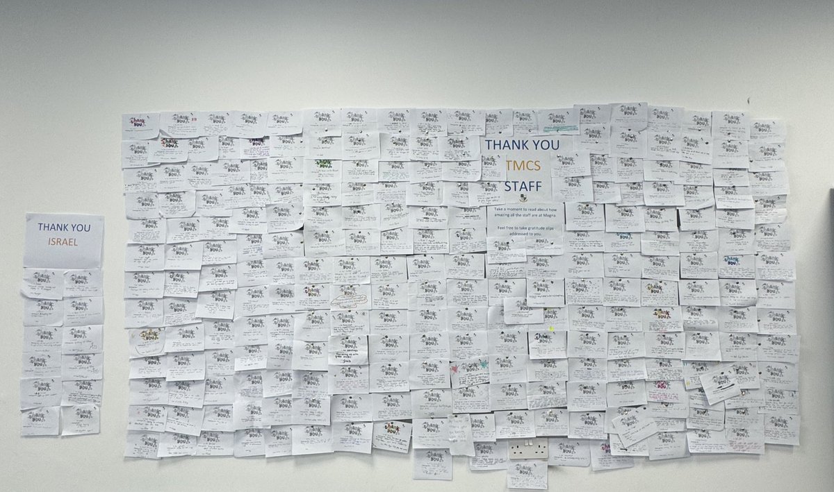 🎉 Today we celebrated Thank a Member of Staff Day at Magna!
From biscuits and ice lollies to a raffle and a gratitude wall, it was a day full of appreciation and smiles.
A huge THANK YOU to all our amazing staff who make Magna such a great school. 💙#WeAreMagna