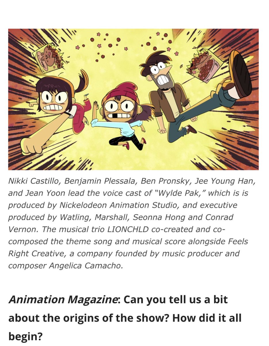 4 new episodes of #WyldePak this Friday and Saturday only on <a href="/Nickelodeon/">Nickelodeon</a> 
Check out our feature in <a href="/animag/">Animation Magazine</a>