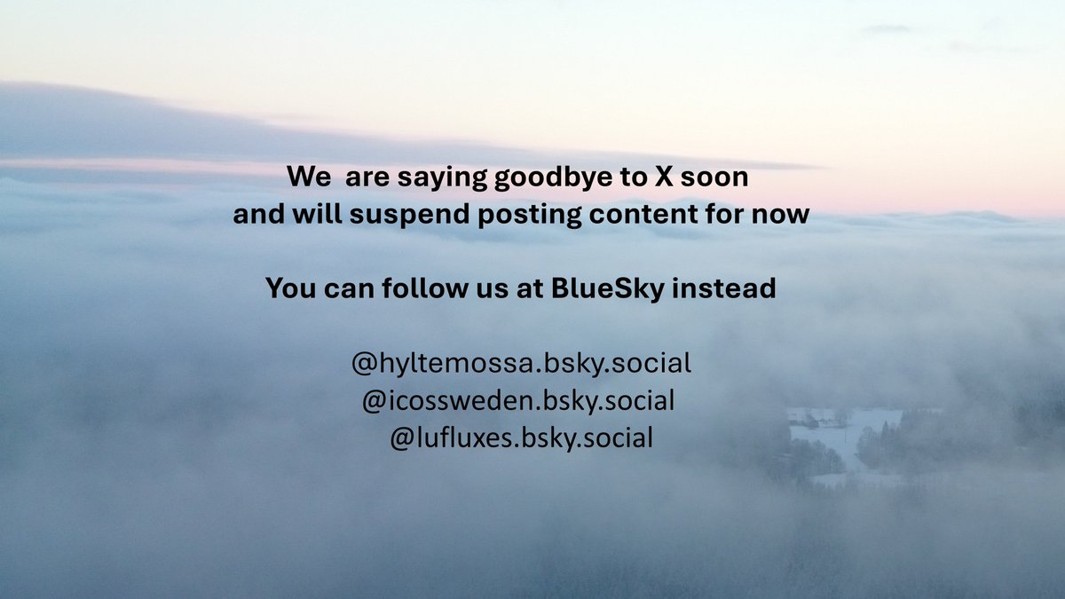 Hyltemossa Research Station, Lund University tweet media