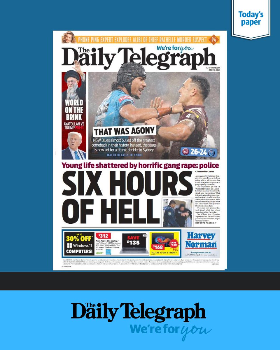 Read the digital edition of The Daily Telegraph ▶ bit.ly/3RRW4SQ

📱Get the biggest stories first with The Tele app: onelink.to/kysqh4
