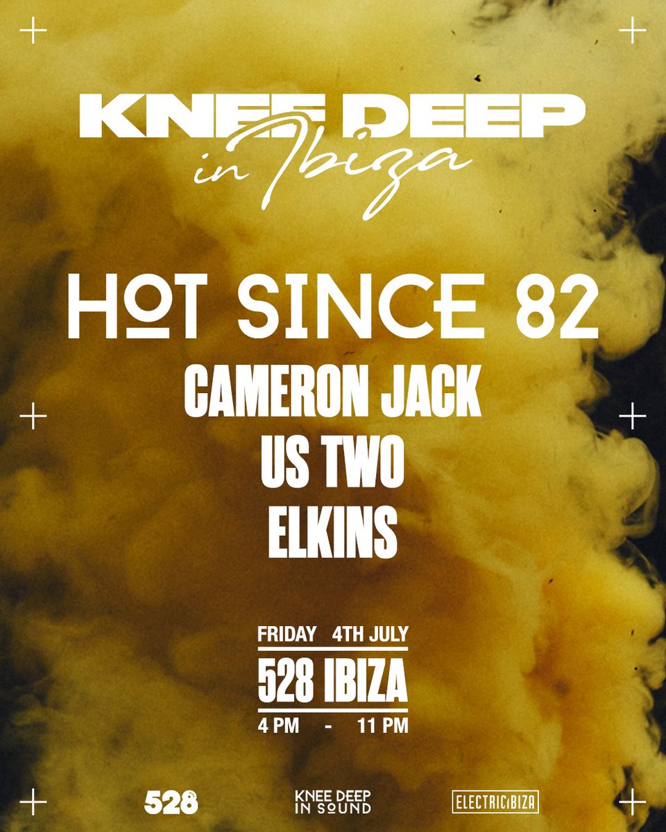 UsTwoMusic_'s tweet image. IBIZA! Buzzing to play @hotsince82 ‘s @KneeDeepInSound party in July ☀️