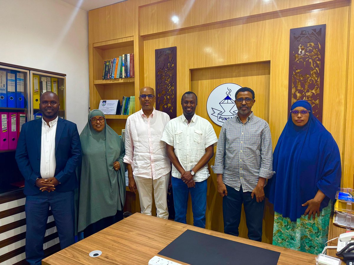 Heritage Institute (@hipsinstitute) on Twitter photo Our Executive Director, Mursal Saney, and Deputy Director, Dr. Abdirashid Ismail, paid a courtesy visit to <a href="/Punsaa_PL/">Puntland Non-State Actors Association (PUNSAA)</a> in Garowe. They were warmly received by Chairman Abdirahman Abdirisak, Executive Director Dahir Farah Hussein, BoD Member Shukri Hashi Jama, Finance Manager Our Executive Director, Mursal Saney, and Deputy Director, Dr. Abdirashid Ismail, paid a courtesy visit to <a href="/Punsaa_PL/">Puntland Non-State Actors Association (PUNSAA)</a> in Garowe. They were warmly received by Chairman Abdirahman Abdirisak, Executive Director Dahir Farah Hussein, BoD Member Shukri Hashi Jama, Finance Manager