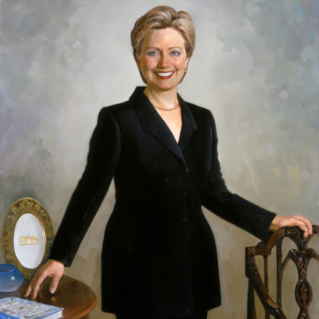 Protect Kamala Harris ✊ (@disavowtrump20) on Twitter photo 🚨NEW: Donald Trump has taken down First Lady Hillary Clinton's portrait in the White House pictured below and replaced it with one of himself.
RETWEET if you stand with <a href="/HillaryClinton/">Hillary Clinton</a> against Trump! 🚨NEW: Donald Trump has taken down First Lady Hillary Clinton's portrait in the White House pictured below and replaced it with one of himself.
RETWEET if you stand with <a href="/HillaryClinton/">Hillary Clinton</a> against Trump!