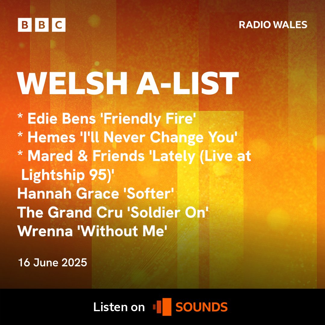 darrenparry's tweet photo. We're back on the @BBCRadioWales 'Welsh A List' this week. Thank you Radio Wales! 🙏

Written by me @stevebalsamo @LeeMGilbert and Bonnie Skop, aka #TheGrandCru 

#SoldierOn https://t.co/eIDQsqaeIz