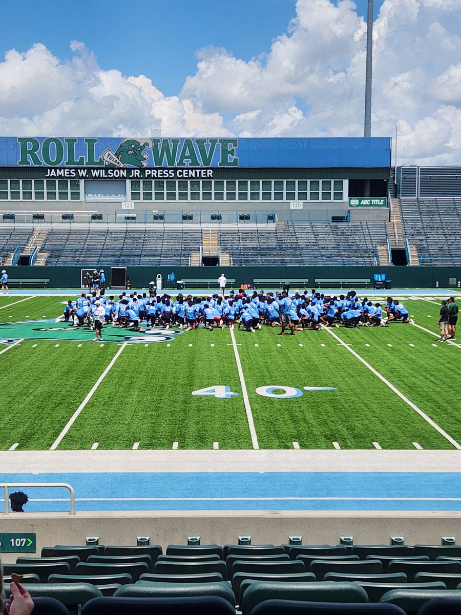 Joshua Carrier ✝️ (@d1_josh17) on Twitter photo Had a really great camp today at <a href="/GreenWaveFB/">Tulane Football</a> !! Thanks <a href="/Tayler24Polk/">Tayler Polk</a> for the conversations and coaching!!
<a href="/CoachJonSumrall/">Jon Sumrall</a> <a href="/ColeHeard_GM/">Cole Heard</a> <a href="/Colton_Leggett/">Colton Leggett</a> <a href="/TULNrecruiting/">Tulane Football News🌊🏈</a> <a href="/247recruiting/">247Sports Recruiting</a> <a href="/RecruitLouisian/">Recruit Louisiana™️</a> Had a really great camp today at <a href="/GreenWaveFB/">Tulane Football</a> !! Thanks <a href="/Tayler24Polk/">Tayler Polk</a> for the conversations and coaching!!
<a href="/CoachJonSumrall/">Jon Sumrall</a> <a href="/ColeHeard_GM/">Cole Heard</a> <a href="/Colton_Leggett/">Colton Leggett</a> <a href="/TULNrecruiting/">Tulane Football News🌊🏈</a> <a href="/247recruiting/">247Sports Recruiting</a> <a href="/RecruitLouisian/">Recruit Louisiana™️</a>
