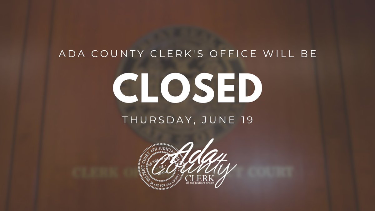 Ada County Clerk's Office tweet media