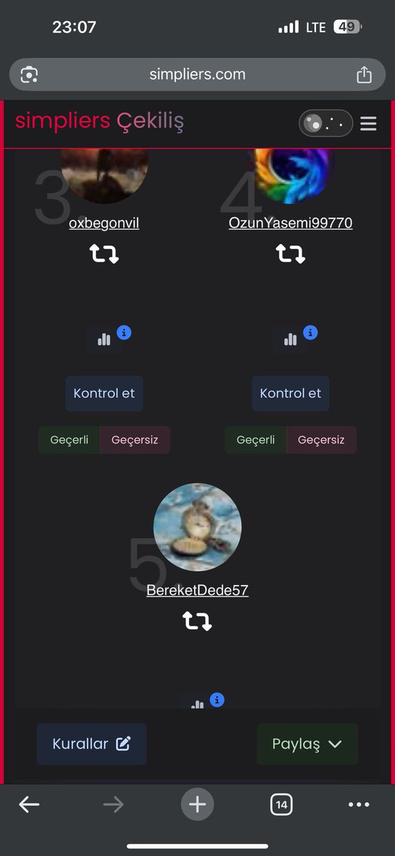 Evet arkadaşlar 500 $ $Vstr çekilişimizi açıklıyoruz.

Kazanan arkadaşlar ;

x.com/easywin_klus?s…

x.com/vokitoki89?s=21

x.com/oxbegonvil?s=21

x.com/ozunyasemi9977…

x.com/bereketdede57?…

Bana dm yoluyla ulaşırsanız herkese 100 $ değerinde anlık $Vstr fiyatından