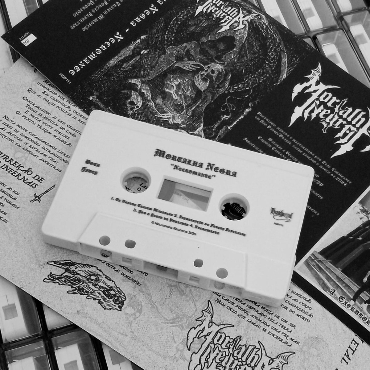 helldprod's tweet image. [OUT NOW]
MORTALHA NEGRA (BRA) "Necromante"
Release Date: June 18, 2025
Cat Nº #: HDP111
Cassette LTD 50 copies
Genre: #BlackThrashDeath
helldprod.com
helldprod.bandcamp.com
#helldprod #hdprod #thrashmetal #blackthrash #deathmetal #outnow #cassette #mortalhanegra