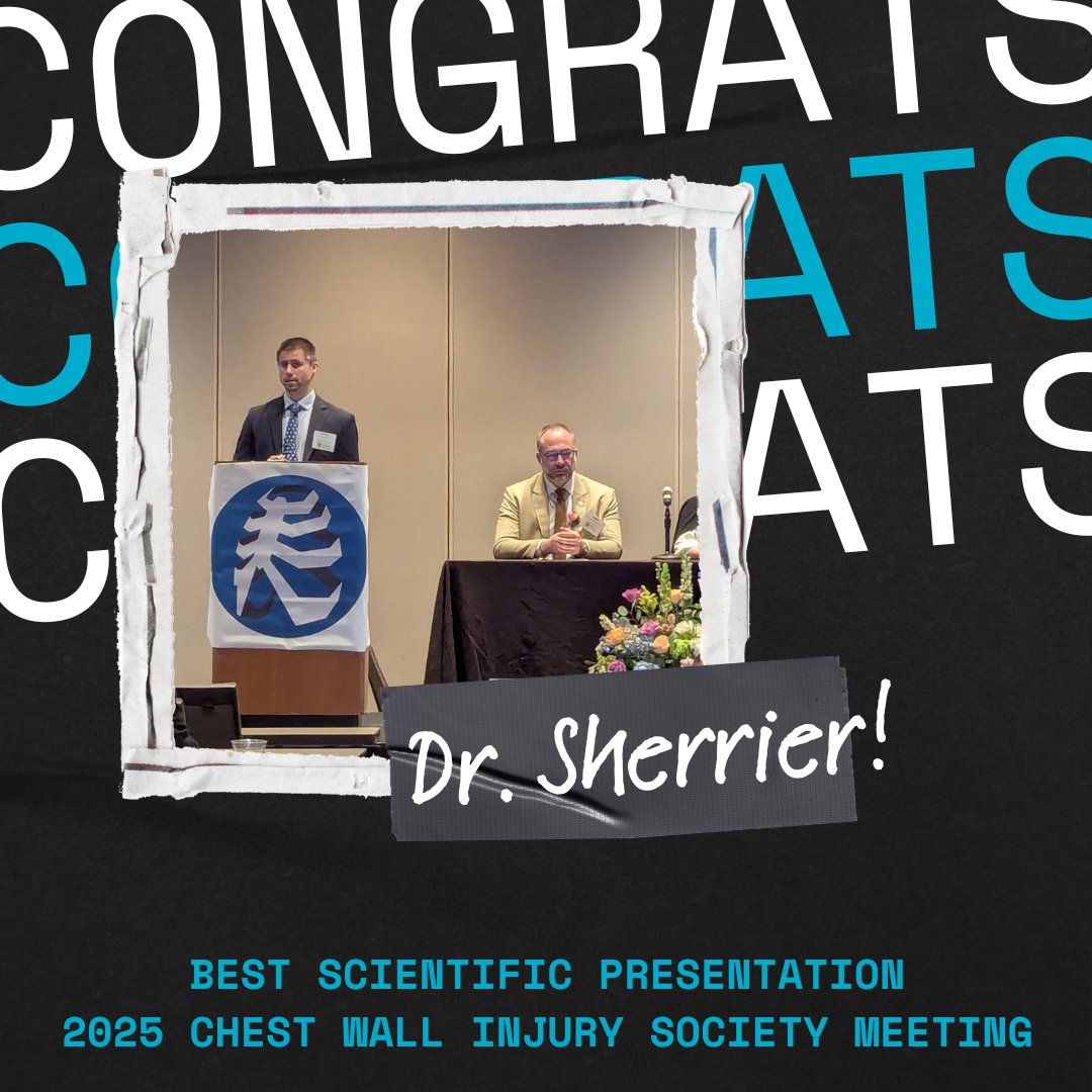 🎉 Faculty Kudos! 🎉
👏 Dr. Lindsay Mohney — Promoted to Associate Professor
👏 Drs. Kristen Robak &amp; Campbell Miller — Passed PM&amp;R Board Exams 
👏 Dr. Matthew Sherrier — Awarded Best Scientific Presentation at the 2025 Chest Wall Injury Society Meeting  #MUSCPMR #pmrfaculty