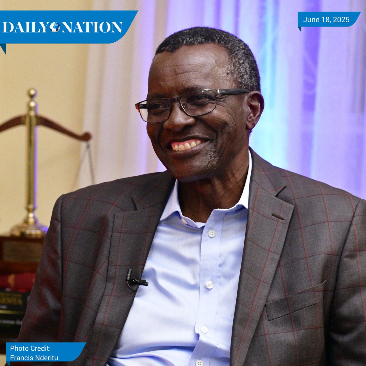 NationAfrica's tweet photo. Former Chief Justice David Maraga has declared that he will run for president in 2027. Thoughts? #Talk2Nation #MaragasVerdict https://t.co/9iKXmFZOg8