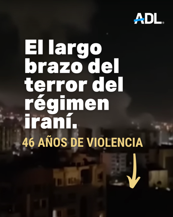 ADL_es's tweet photo. Esta guerra no comenzó la semana pasada. Está en marcha desde que existe la República Islámica de Irán.

Mira el 🧵 para conocer más sobre sus principales exportaciones: terrorismo y antisemitismo 👇 https://t.co/KtOOXg8qZ6