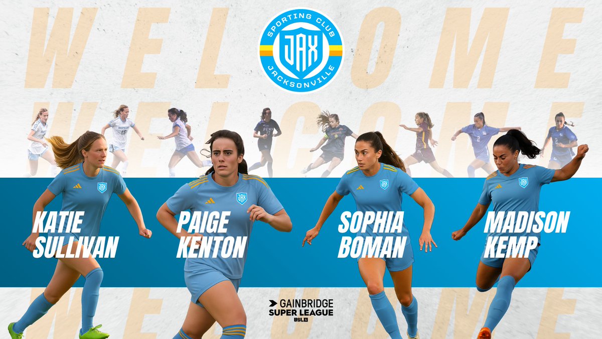 Introducing our newest @USLSuperLeague signings 🙌

This group features collegiate stars on both sides of the ball. Let's give them a warm Sporting JAX welcome!

📰  sportingjax.com/news/2025/06/1…

#JoinTheMovement #MakingHerstory #WomensProSoccerIsHere