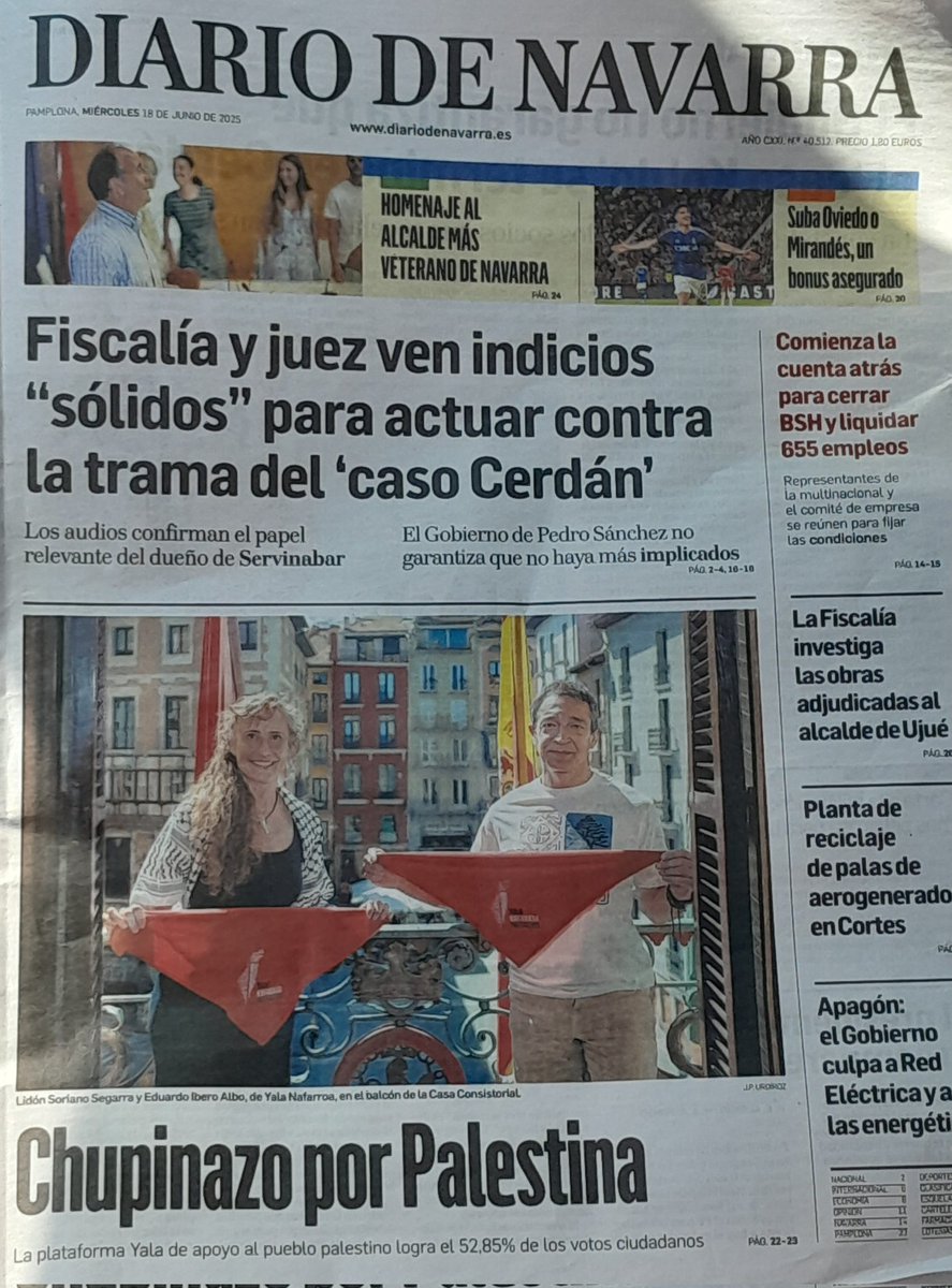 Ya sabemos por qué el otro día María Chivite, presidente de Navarra, lloraba a moco tendido con la trama Cerdán: ella será la siguiente en caer.