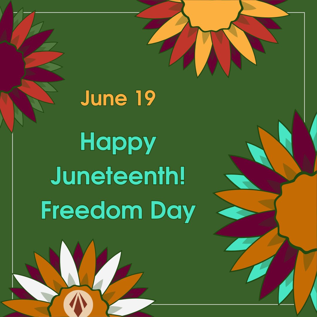 nmfinanceauth's tweet image. Happy Juneteenth America! NMFA offices will be closed in honor of the holiday. We will reopen Friday, June 20th. "Until all are free, none are free." #NMFA #Juneteenth